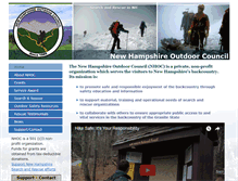 Tablet Screenshot of nhoutdoorcouncil.org